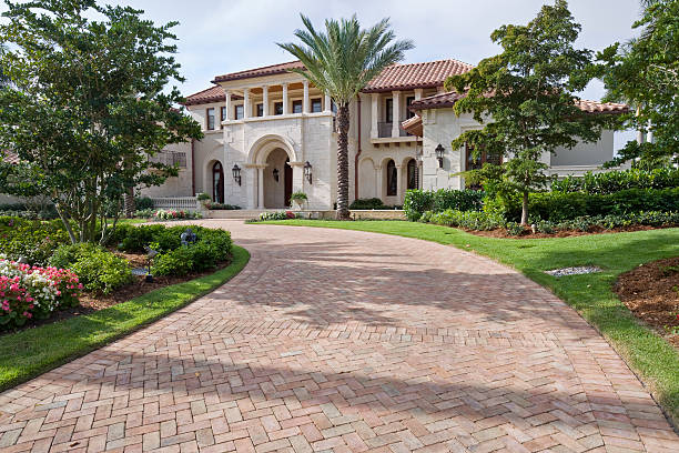 Residential Paver Driveway in Burlington, ND